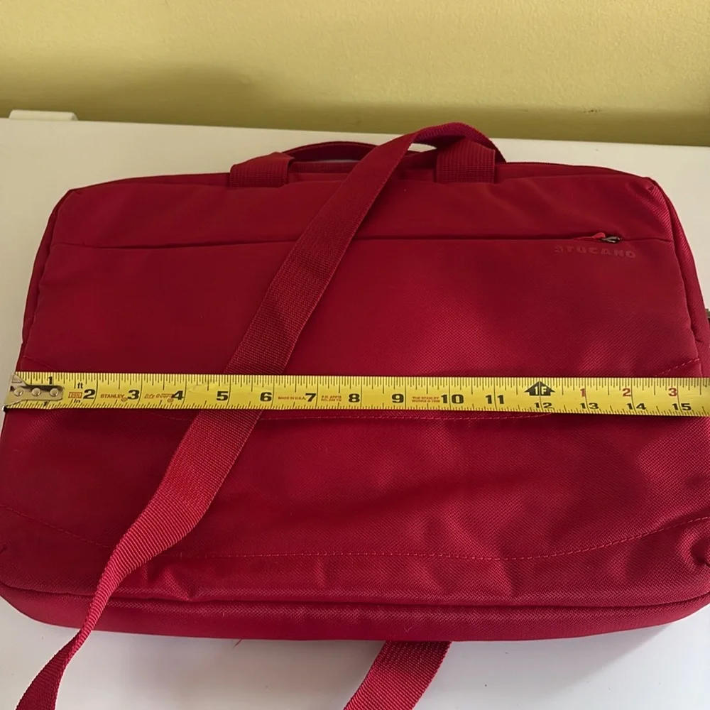 Tucano Red Nylon Minimalist Laptop Bag